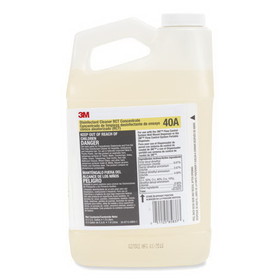 3M MMM40A Disinfectant Cleaner RCT Concentrate, 0.5 gal Bottle, Fragrance-Free, 4/Carton
