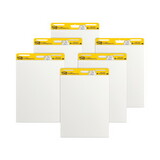 3M/COMMERCIAL TAPE DIV. MMM559VAD6PK Self-Stick Easel Pads, 25 X 30, White, 6 30-Sheet Pads/carton