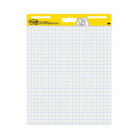 Post-It MMM560VAD4PK Self-Stick Easel Pads, Quadrille, 25 X 30, White, 4 30-Sheet Pads/carton