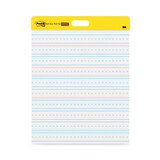 Post-It MMM566PRL Self-Stick Wall Easel Primary Ruled Pad, 20
