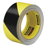 3M/COMMERCIAL TAPE DIV. MMM57022 Caution Stripe Tape, 2w X 108ft Roll