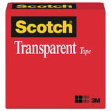 Scotch MMM600121296 Transparent Tape, 1/2