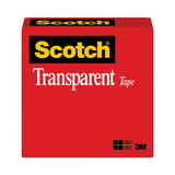 Scotch MMM60012592 Transparent Tape, 1