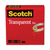 Scotch MMM6002P1272 Transparent Tape 600 2p12 72, 1/2