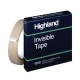 Highland MMM6200342592 Invisible Permanent Mending Tape, 3/4