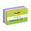 Post-It MMM6355AU Original Pads In Jaipur Colors, 3 X 5, Lined, 100-Sheet, 5/pack, Price/PK