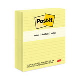 3M/COMMERCIAL TAPE DIV. MMM635YW Original Pads In Canary Yellow, 3 X 5, Lined, 100-Sheet, 12/pack