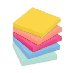 Post-it Notes Super Sticky MMM65412SSJOY Note Pads in Summer Joy Collection Colors, 3" x 3", Summer Joy Collection Colors, 90 Sheets/Pad, 12 Pads/Pack