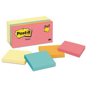 Post-It MMM65414YWM Original Pads Value Pack, 3 X 3, Canary Yellow/cape Town, 100-Sheet, 14 Pads