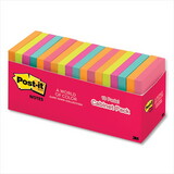 Post-it Notes MMM65418CTCP Original Pads in Poptimistic Colors, Cabinet Pack, 3 x 3, 100 Sheets/Pad, 18 Pads/Pack