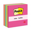 Post-It MMM6545PK Original Pads In Cape Town Colors, 3 X 3, 100-Sheet, 5/pack