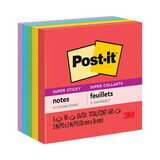 Post-It MMM6545SSAN Pads In Marrakesh Colors, 3 X 3, 90-Sheet, 5/pack