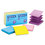 Highland MMM6549PUB Self-Stick Pop-Up Notes, 3 X 3, Assorted Bright, 100-Sheet, 12/pack, Price/PK