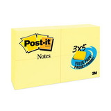 Post-it MMM65524VAD Original Pads in Canary Yellow, Value Pack, 3