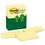 3M MMM655RPYW Original Recycled Note Pads, 3" x 5", Canary Yellow, 100 Sheets/Pad, 12 Pads/Pack, Price/PK