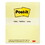 3M/COMMERCIAL TAPE DIV. MMM655YW Original Pads In Canary Yellow, 3 X 5, 100-Sheet, 12/pack, Price/PK
