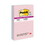 Post-It MMM6603SSNRP Recycled Notes In Bali Colors, Lined, 4 X 6, 90-Sheet, 3/pack, Price/PK