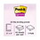 Post-It MMM6603SSUC Pads In Rio De Janeiro Colors, Lined, 4 X 6, 90-Sheet, 3/pack, Price/PK