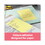 3M/COMMERCIAL TAPE DIV. MMM663YW Original Pads In Canary Yellow, Lined, 5 X 8, 50-Sheet, 2/pack, Price/PK