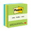 Post-it MMM6753AUL Original Pads in Floral Fantasy Collection Colors, Note Ruled, 4" x 4", 200 Sheets/Pad, 3 Pads/Pack, Price/PK