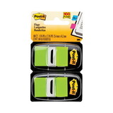 Post-It MMM680BG2 Standard Page Flags in Dispenser, Bright Green, 50 Flags/Dispenser, 2 Dispensers/Pack