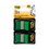 Post-It MMM680GN2 Standard Page Flags In Dispenser, Green, 100 Flags/dispenser, Price/PK