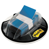 Post-It MMM680HVBE Page Flags in Desk Grip Dispenser, 1 x 1.75, Blue, 200/Dispenser