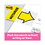 Post-It MMM680NZ2 Arrow Message 1" Page Flags, "notarize, " Yellow, 2 50-Flag Dispensers/pack, Price/PK