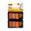 Post-It MMM680OE2 Standard Page Flags in Dispenser, Orange, 50 Flags/Dispenser, 2 Dispensers/Pack, Price/PK