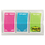 Post-It MMM680STUDY Study Memo Page Flags With Message, Assorted Bright Colors, 1", 60/set, Price/PK