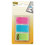 Post-It MMM680STUDY Study Memo Page Flags With Message, Assorted Bright Colors, 1", 60/set, Price/PK