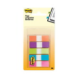 Post-it Flags 683-5CB2 Page Flags in Portable Dispenser, Assorted Brights, 5 Dispensers, 20 Flags/Color