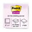 3M/COMMERCIAL TAPE DIV. MMM6845SSP Super Sticky Meeting Notes In Rio De Janeiro Colors, 8 X 6, 45-Sheet, 4/pack, Price/PK