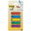 Post-It MMM684ARR1 Arrow 0.5" Page Flags, Blue/Green/Purple/Red/Yellow, 20/Color, 100/Pack, Price/PK