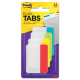 Post-It MMM686ALYR Solid Color Tabs, 1/5-Cut, Assorted Colors, 2