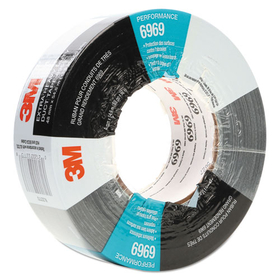 3M 6969 Extra-Heavy-Duty Duct Tape, 48mm x 54.8m, 3" Core, Silver