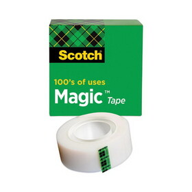 3M/COMMERCIAL TAPE DIV. MMM8101K Magic Tape Refill, 3/4" X 1000", 1" Core, Clear