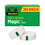 3M/COMMERCIAL TAPE DIV. MMM810K20 Magic Tape Value Pack, 3/4" X 1000", 1" Core, Clear, 20/pack, Price/PK