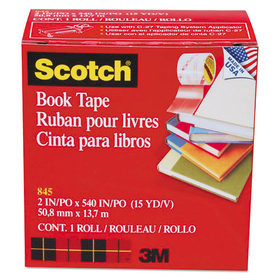 3M/COMMERCIAL TAPE DIV. MMM8452 Book Repair Tape, 2" X 15yds, 3" Core, Clear