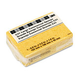 3M/COMMERCIAL TAPE DIV. MMMC31 Commercial Cellulose Sponge, Yellow, 4 1/4 X 6