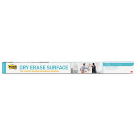 Post-it MMMDEF8X4 Dry Erase Surface With Adhesive Backing, 96 X 48, White