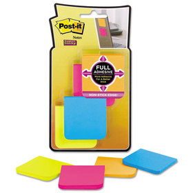 Post-It MMMF2208SSAU Full Adhesive Notes, 2 X 2, Assorted Rio De Janeiro Colors, 25-Sheet, 8/pack