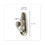 Command MMMFC13BN2ES Adhesive Mount Metal Hook, Large, Brushed Nickel Finish, 2 Hooks and 4 Strips/Pack, Price/PK