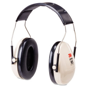 3M MMMH6FV PELTOR OPTIME 95 Low-Profile Folding Ear Muff H6f/V, 21 dB, Beige/Black