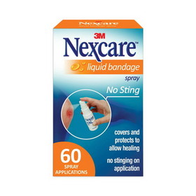 3M Nexcare MMMLBS11803 No-Sting Liquid Bandage Spray, 0.61 oz