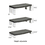 3M/COMMERCIAL TAPE DIV. MMMMS90B Extra-Wide Adjustable Monitor Stand, Silver/black, Price/EA