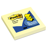Post-It MMMR330YW Original Canary Yellow Pop-Up Refill, 3 X 3, 12/pack