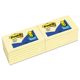 Post-It MMMR350YW Original Canary Yellow Pop-Up Refill, 3 X 5, 12/pack