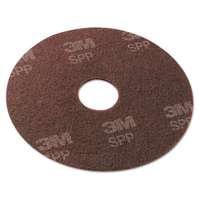 3M MMMSPP20 Surface Preparation Pad, 20" Diameter, Maroon, 10/Carton