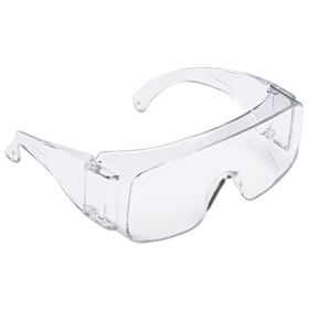 3M TGV01-20 Tour Guard V Safety Glasses, One Size Fits Most, Clear Frame/Lens, 20/Box